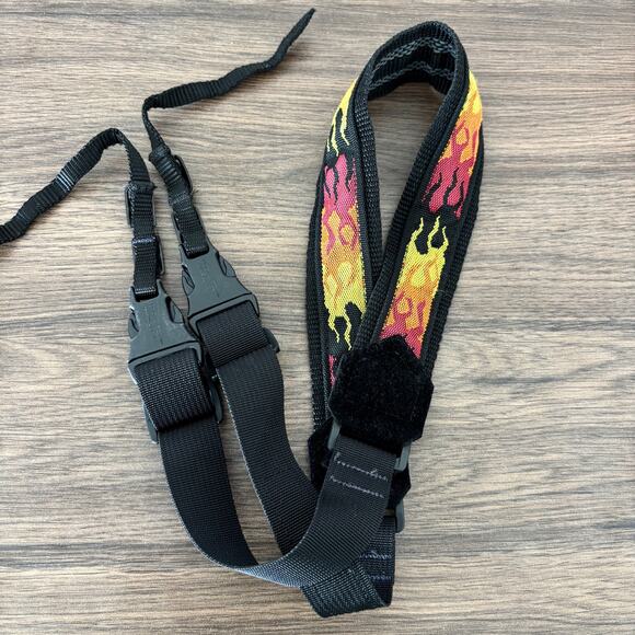 Flame Fire Camera Strap Black - Picture 1 of 1